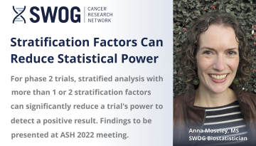 Stratification factors can reduce statistical power